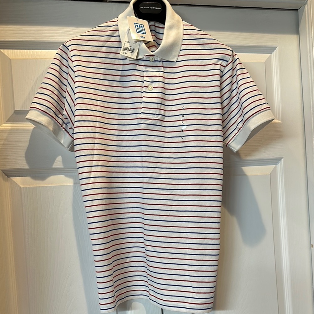 Uniqlo Dry Striped Polo Shirt new with tag, XS